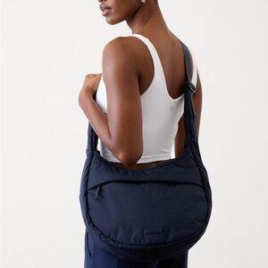 Athleta Navy Blue Shoulder Bag